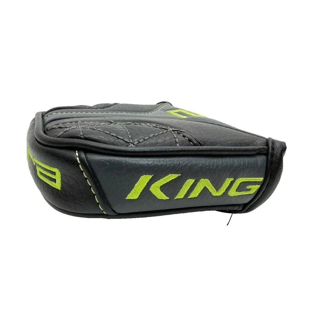 Cobra King Vintage Mallet Putter Headcover Black Gray Lime SIK Face Technology